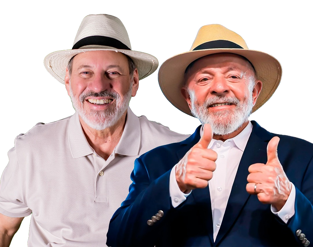 Delúbio Soares ao lado do presidente Lula