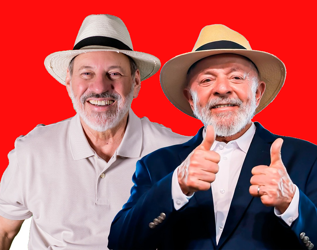 Delúbio Soares ao lado do presidente Lula
