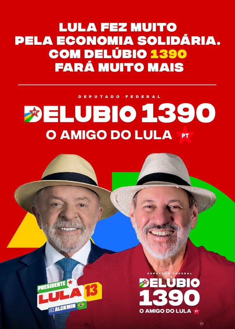Capa do panfleto Economia Solidária